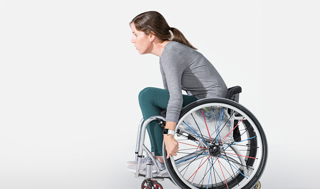 Die Apple Watch können Sie auch als RollstullfahrerIn für Ihre Fitness nutzen