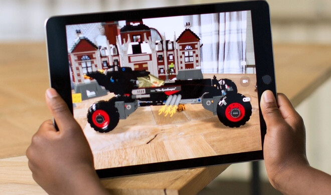 Eine ARKit-Anwendung auf dem iPad