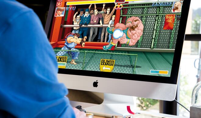 Street Fighter auf dem iMac