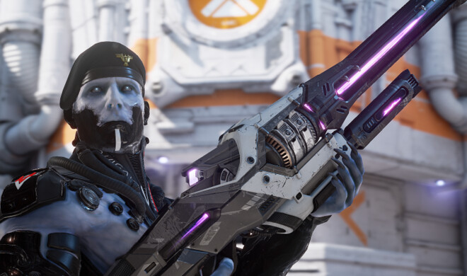 Ein Charakter der Necris in Unreal Tournament