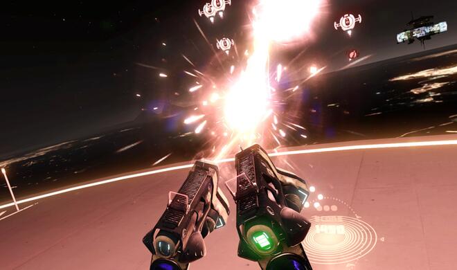 Screenshot aus Space Pirate Trainer