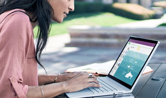 Microsoft Surface Book mit flexiblem Scharnier