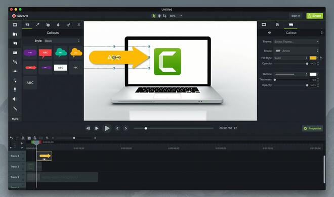 Camtasia 2018 vereinfacht die Videoerstellung für Schulungsvideos
