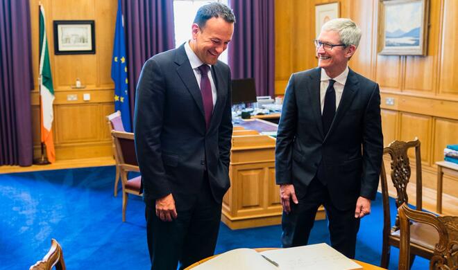 Irlands Premier Leo Varadkar trifft sich mit Tim Cook in Dublin (18.6)