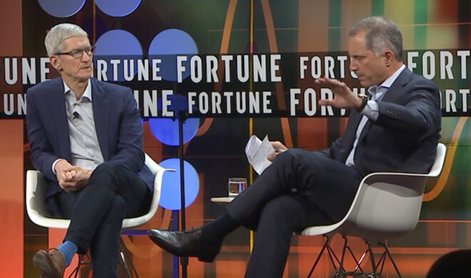 Tim Cook auf Management-Veranstaltung von Fortune