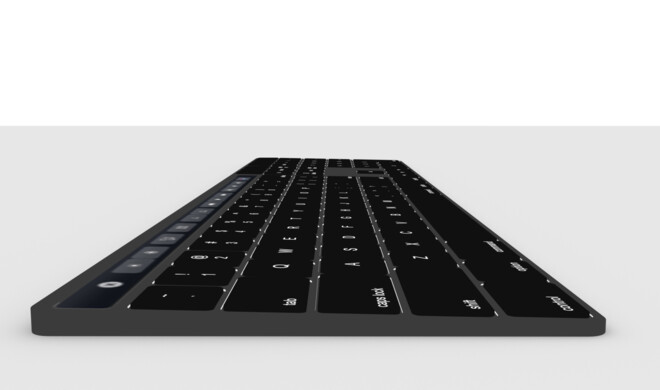 Idee einer Mac-Tastatur mit Touch Bar
