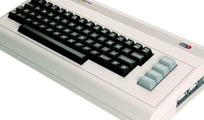Retro-Mini-C64 im Angebot, inklusive Joystick