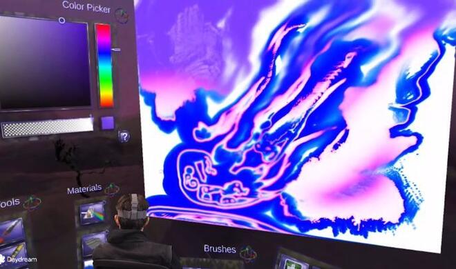 Kreativer Farbauftrag mit Cyber Paint.