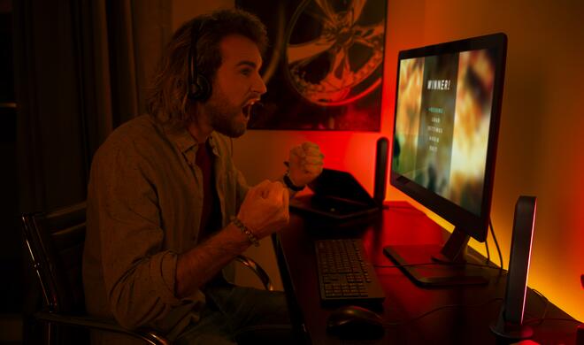 Philips Hue Play Lightbar für indirekte Beleuchtung