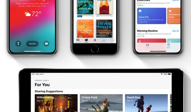 iOS 12 mit vielen neuen Funktionen