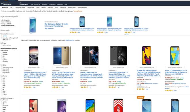 Neu oder gebraucht? Amazon hatte auf seinem Angebot ein Smartphone mit dem Zusatz „Refurbished Certificate“ deklariert. Das ist möglicherweise missverständlich – und somit laut Gericht unzulässig.