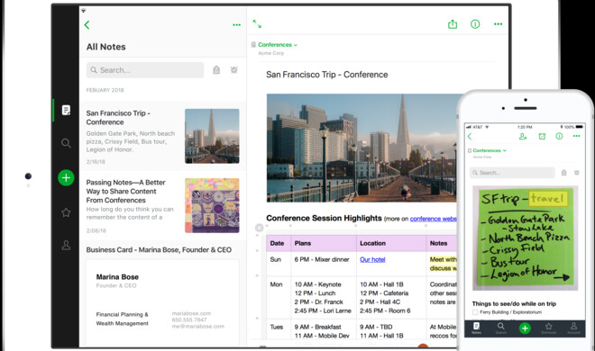 Evernote auf iPad und iPhone