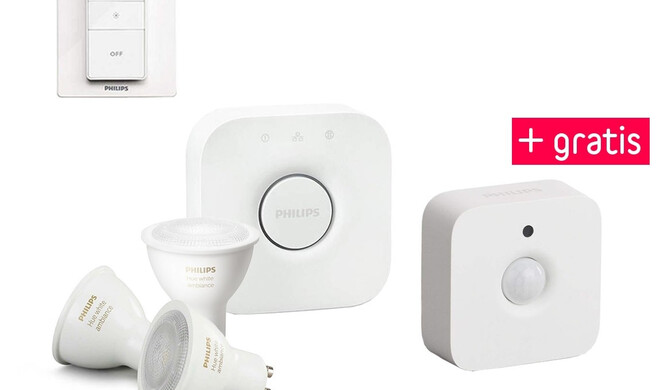 Philips Hue GU10 Starter Kit nebst Bewegungsmelder
