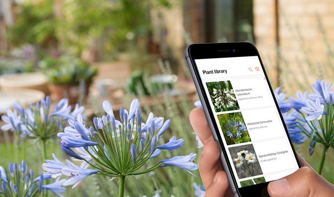 Gardena-App mit Pflanzenbibliothek