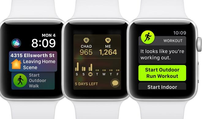 Apple Watch mit watchOS 5
