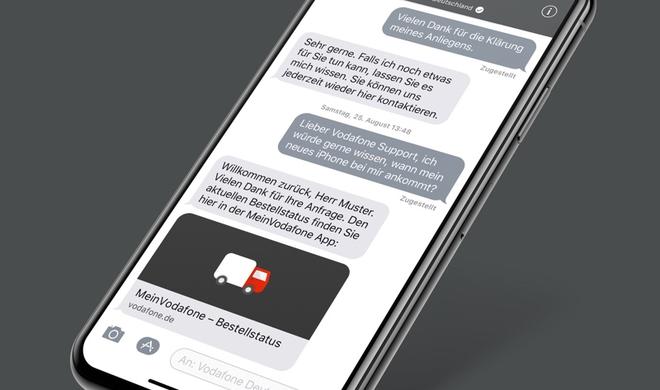 Vodafone startet Apple Business Chat in Deutschland