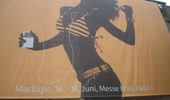  .. oder bei der Köln-Messe zur letzten Mac-Messe in Deutschland (2005). Hier schon mit mehr Details in den Figuren.