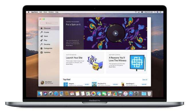 macOS Mojave auf dem MacBook