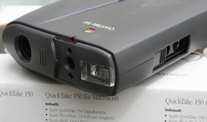 Wie viele Fotos konnte man mit der ersten QuickTake-Digital-Kamera von Apple machen?