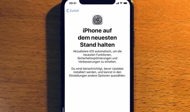 iPhone einrichten