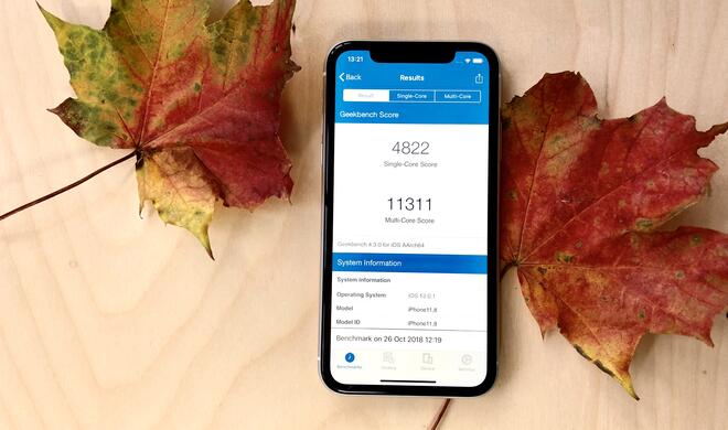 Das iPhone XR schlägt sich sehr gut im Benchmark-Test