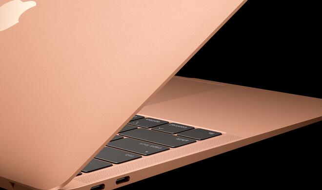 Das neue MacBook Air in Gold