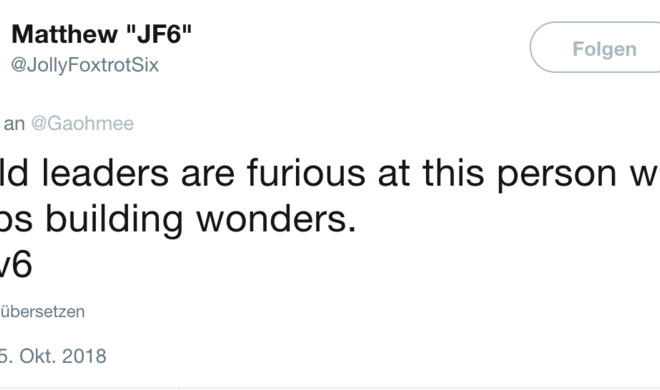 Clickbait-Überschrift auf Twitter