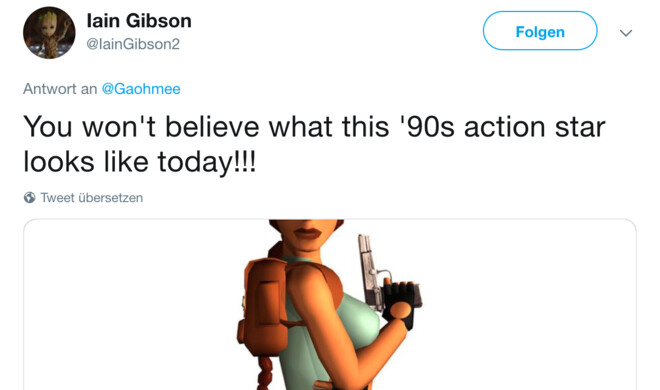 Clickbait-Überschrift auf Twitter