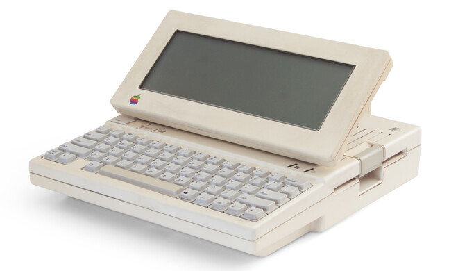 Apple Flat Panel Display am Apple IIc