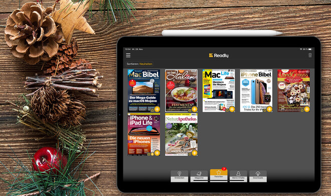 Readly sieht nicht nur auf dem neuen iPad Pro gut aus
