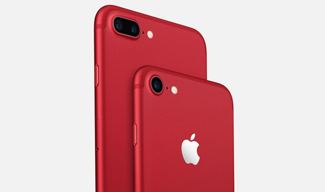 Mit dem roten iPhone 7 steigert Apple das Spendenaufkommen für Red und den Global Trust.