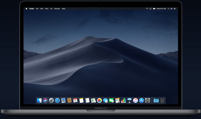 macOS Mojave auf einem MacBook Pro
