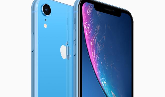 iPhone XR in Blau