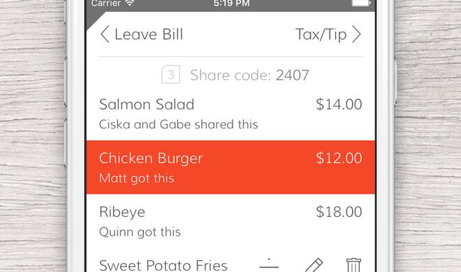 Tab – The simple bill splitter