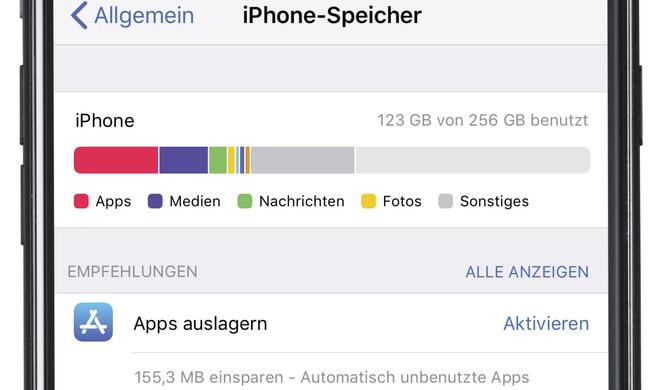 Speicherplatz am iPhone optimieren