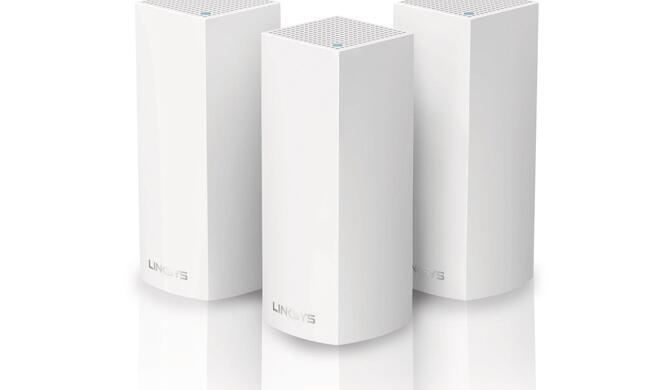 Velop nutzt farbige LEDs, um den aktuellen Status anzuzeigen.