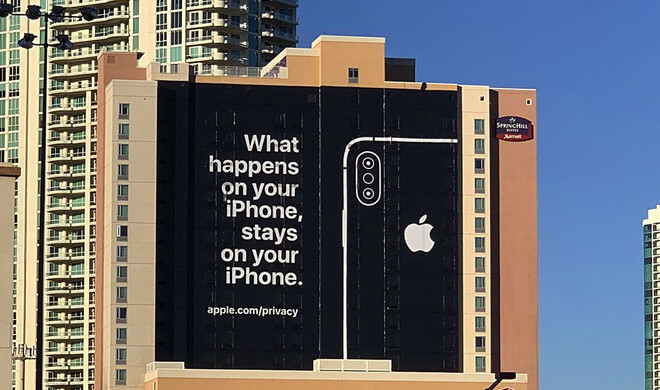 Apple-Werbung in Las Vegas