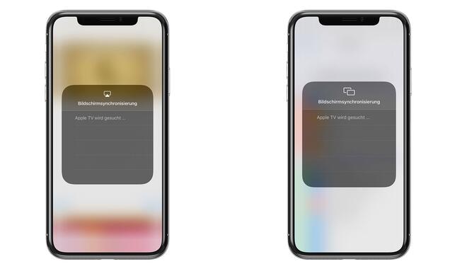 Altes Design links, neues Design rechts