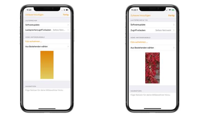 Altes Design links, neues Design rechts