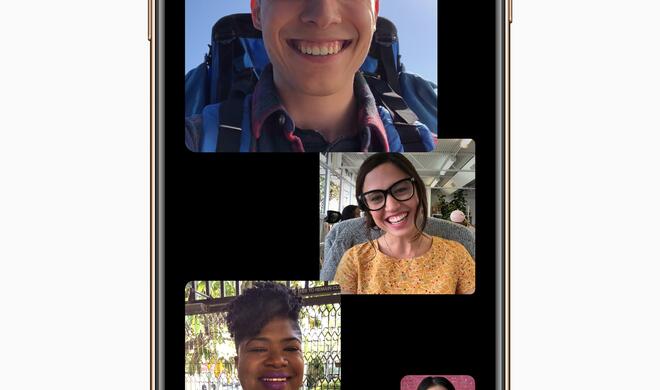 Gruppengespräche mit FaceTime