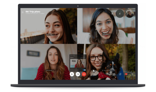 Skype Fuhrt Unscharfe Fur Hintergrund Ein Mac Life
