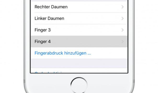 Touch-ID-Einstellungen