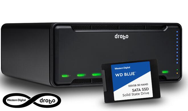 Der Drobo 8D vereint Kapazität, Geschwindigkeit und Einfachheit in der Bedienung.