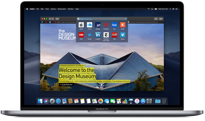 Safari auf dem MacBook Pro
