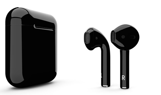 Schwarze AirPods gibt es bereits von Colorware.