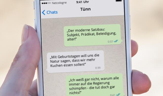 33 lustige Sprüche für WhatsApp