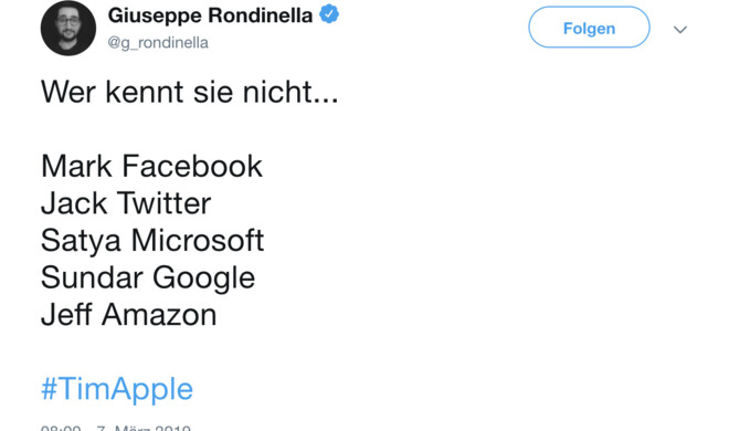 Die Liste der möglichen Berater ist lang