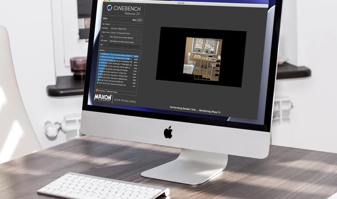 Cinebench R20 auf dem iMac