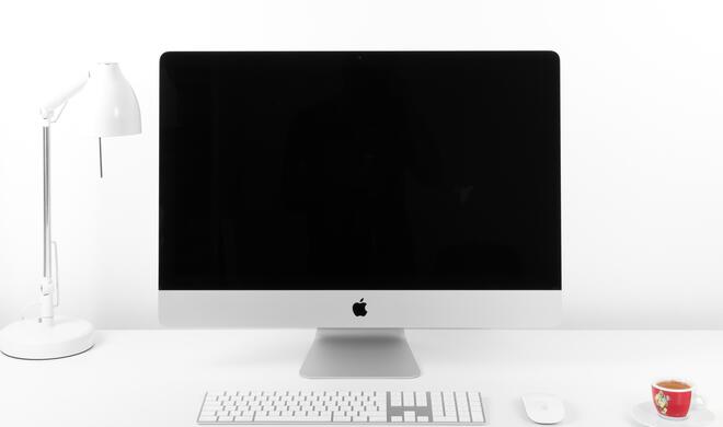 Am iMac verbundenes Bluetooth-Zubehör können Sie umbenennen