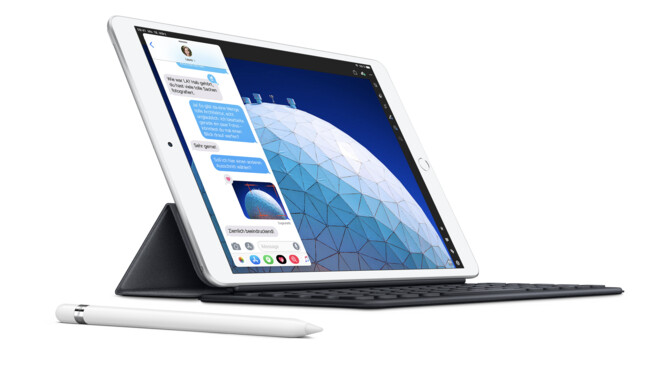 Auch das iPad der 3. Generation versteht sich auf den Apple Pencil, der für 99 Euro zusätzlich erworben werden muss.